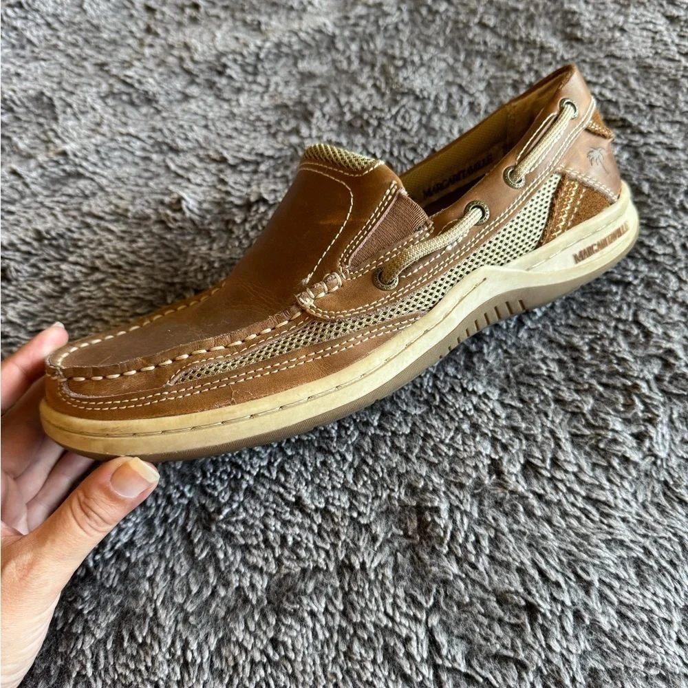 MARGARITAVILLE Men's Brown Slip-On Shoes